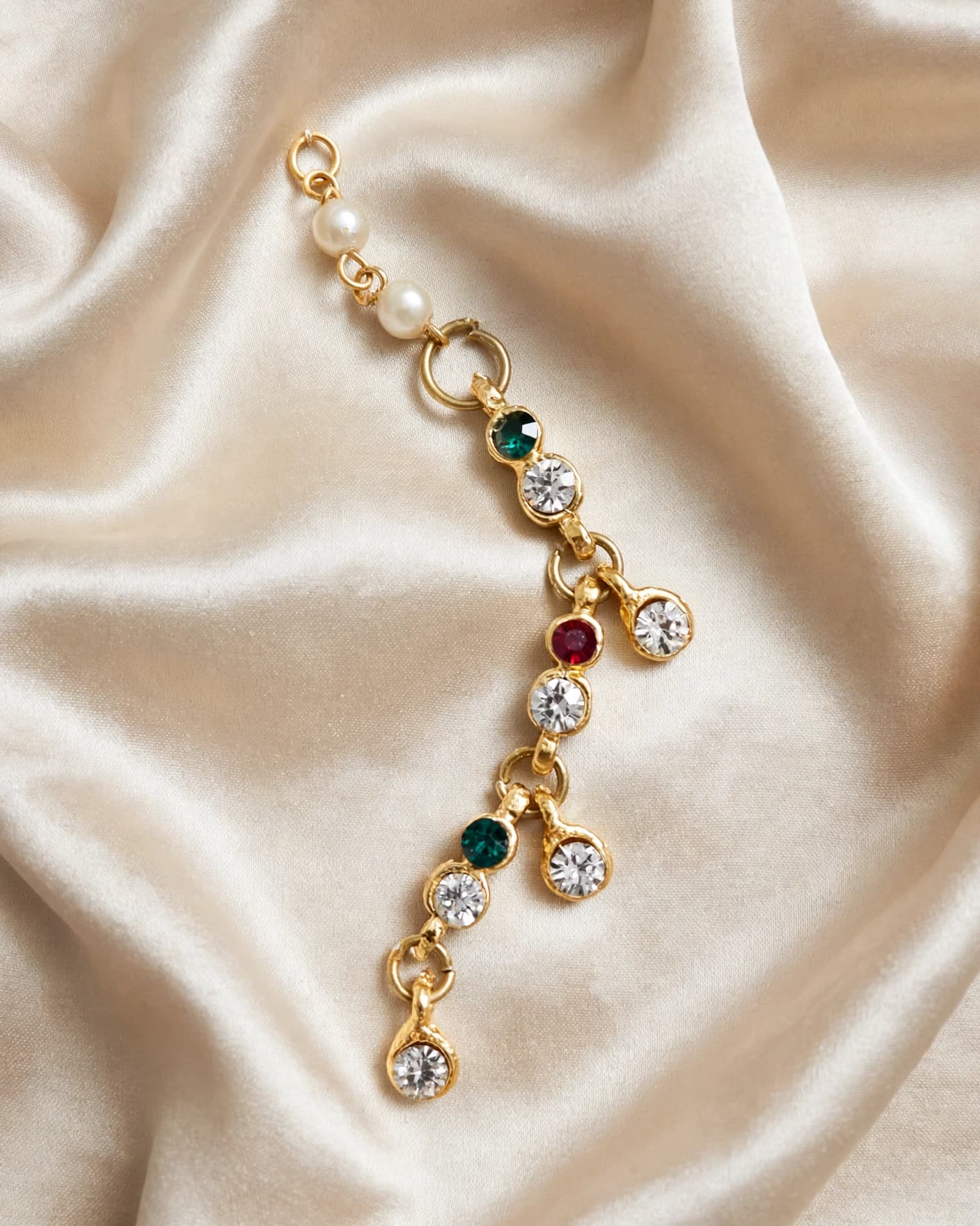 Aboli Navratan Station Bracelet