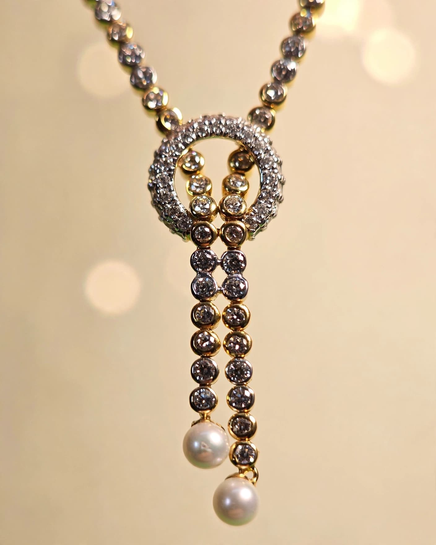 Saanvi Pearl Drop Necklace Set