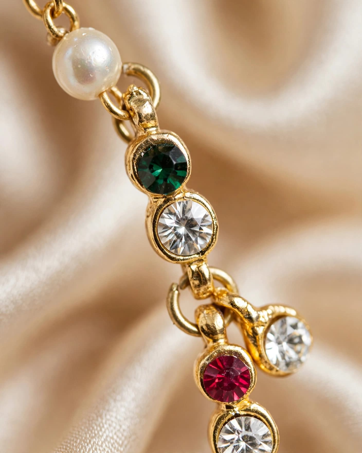 Aboli Navratan Station Bracelet