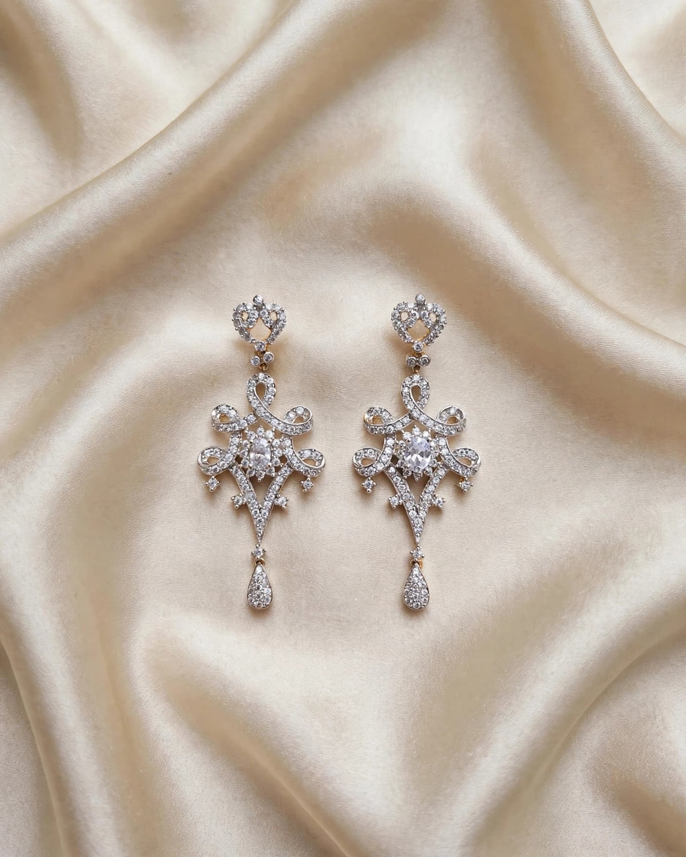 Elara CZ Chandelier Earrings