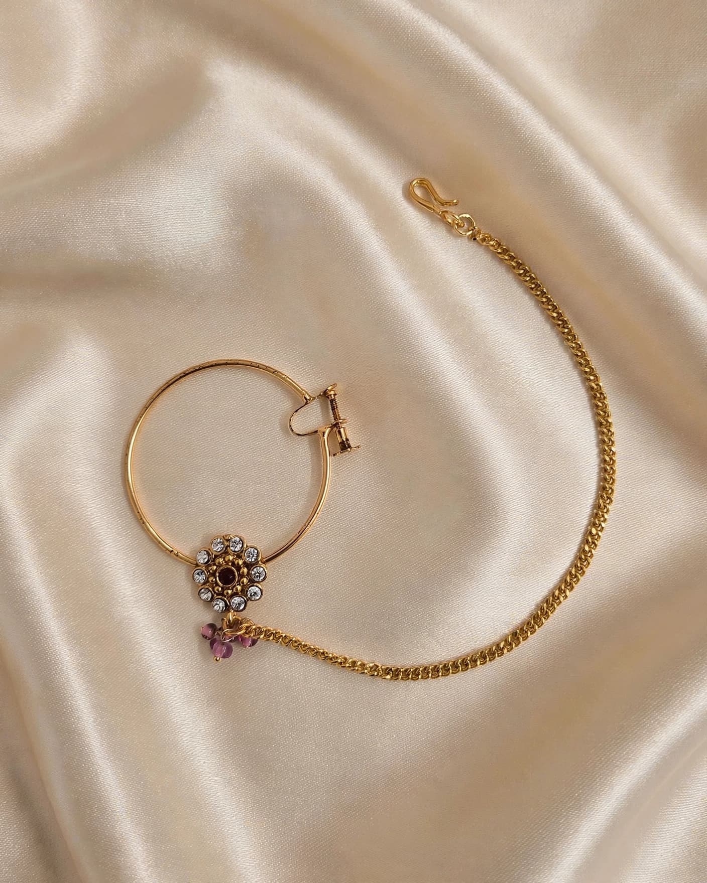 Rupmati Bridal Nath with Chain