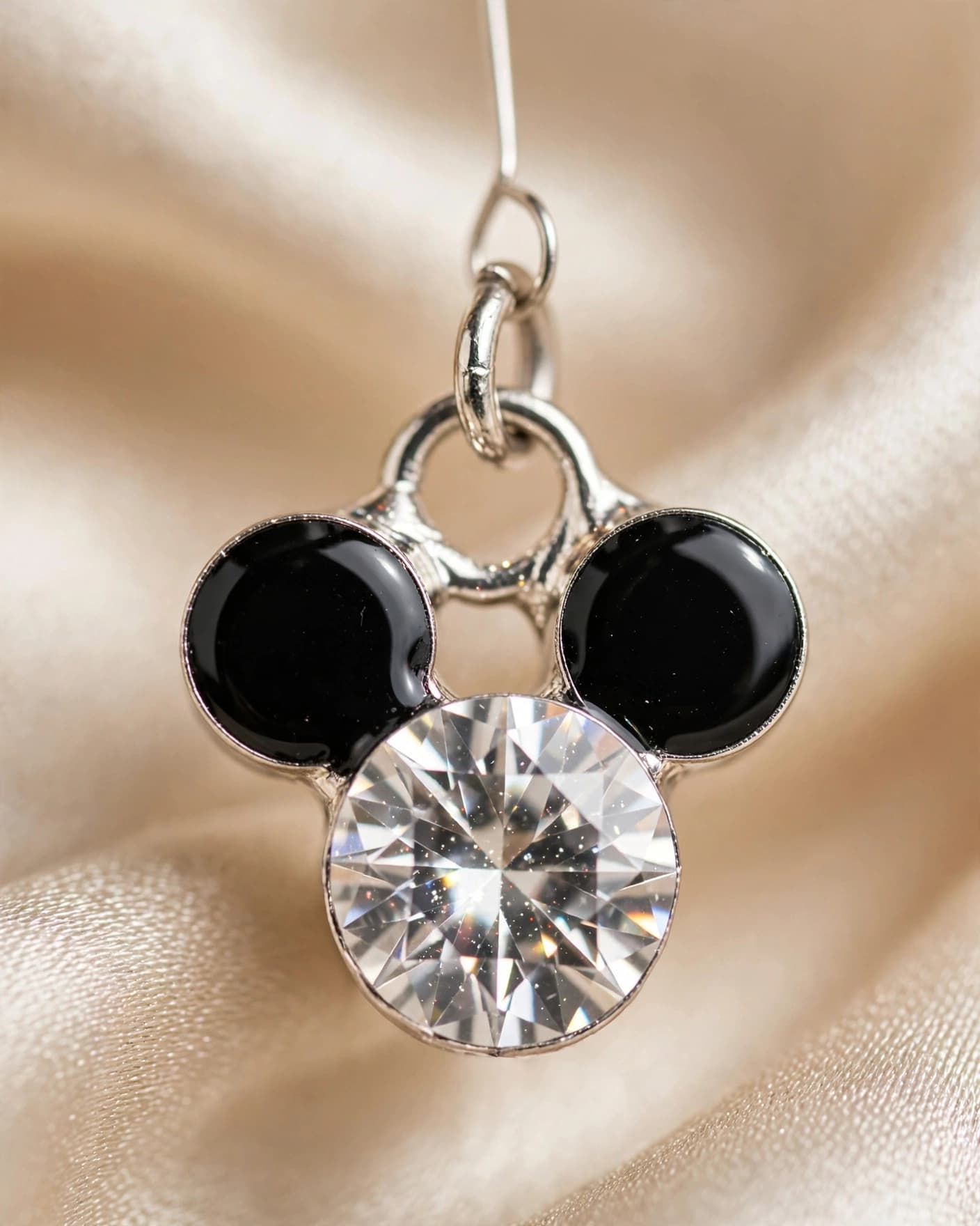 Raina Black Crystal Stick Drops
