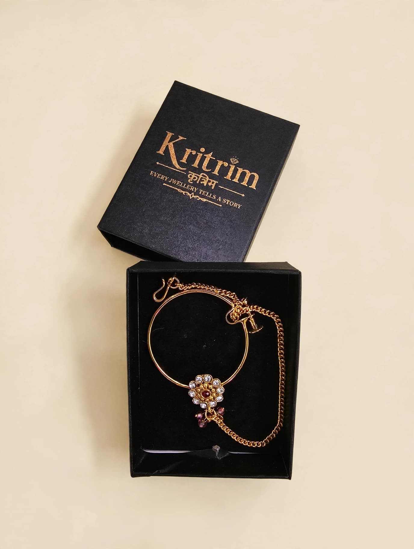 Rupmati Bridal Nath with Chain