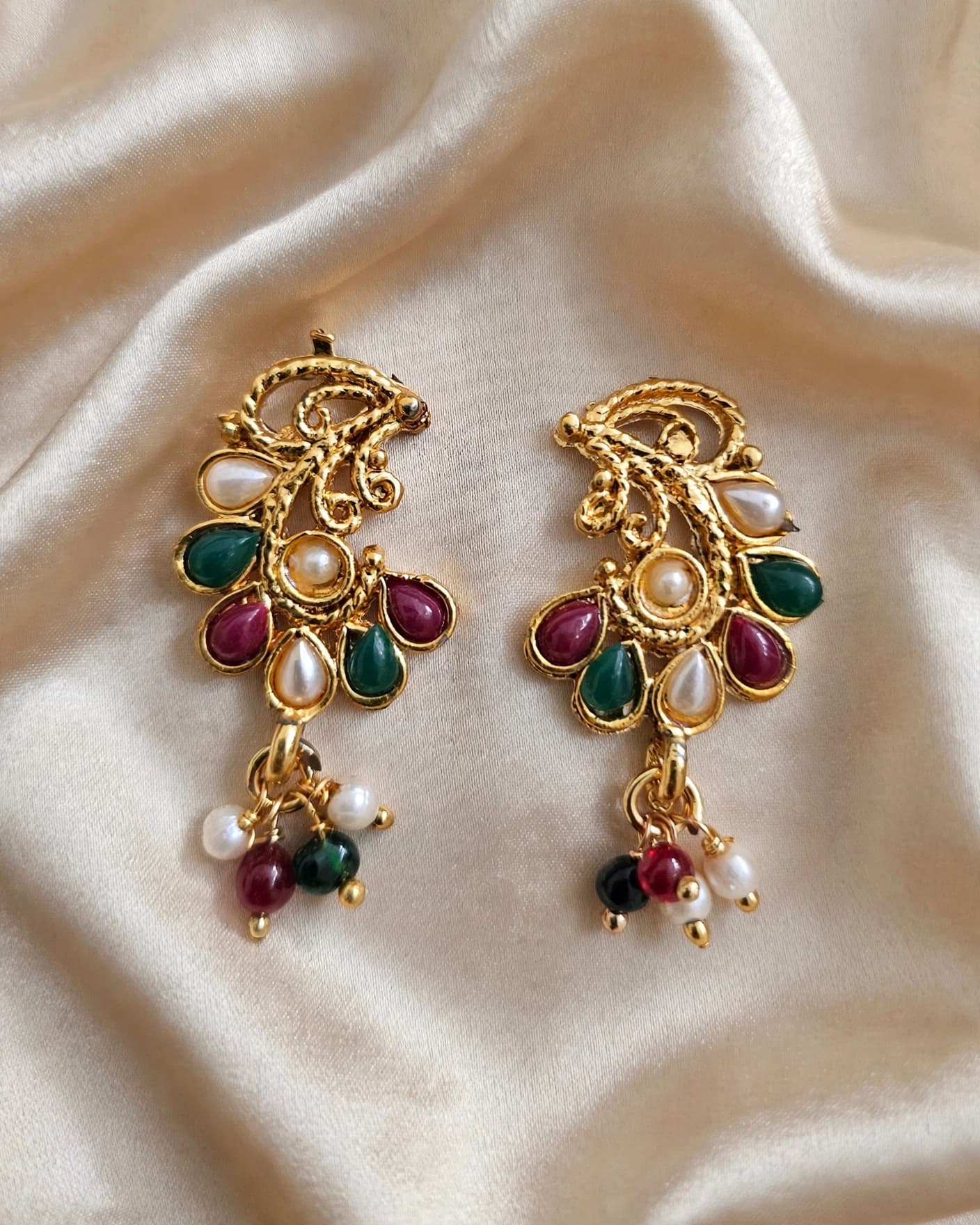 Keri Gold Paisley Earrings