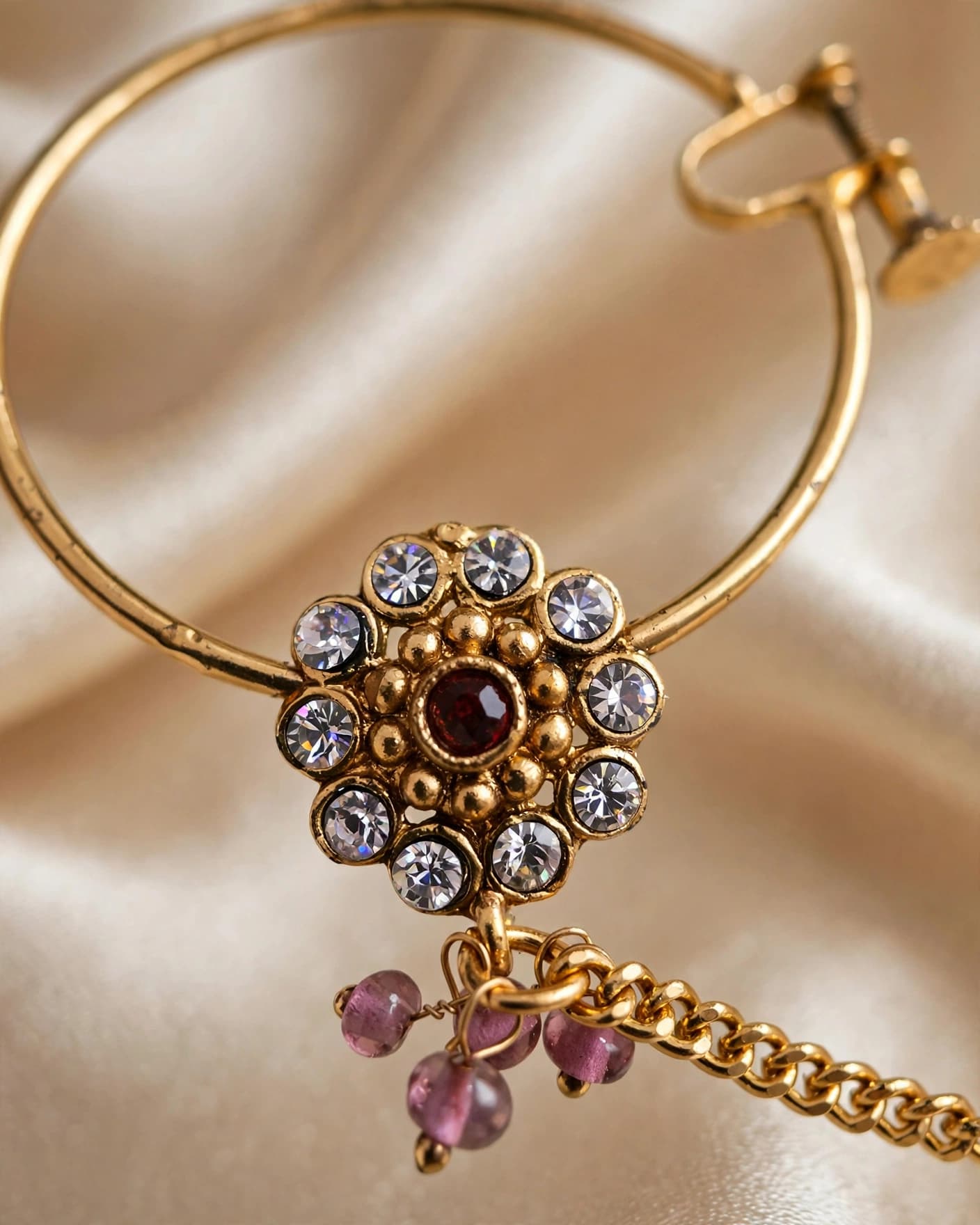 Rupmati Bridal Nath with Chain