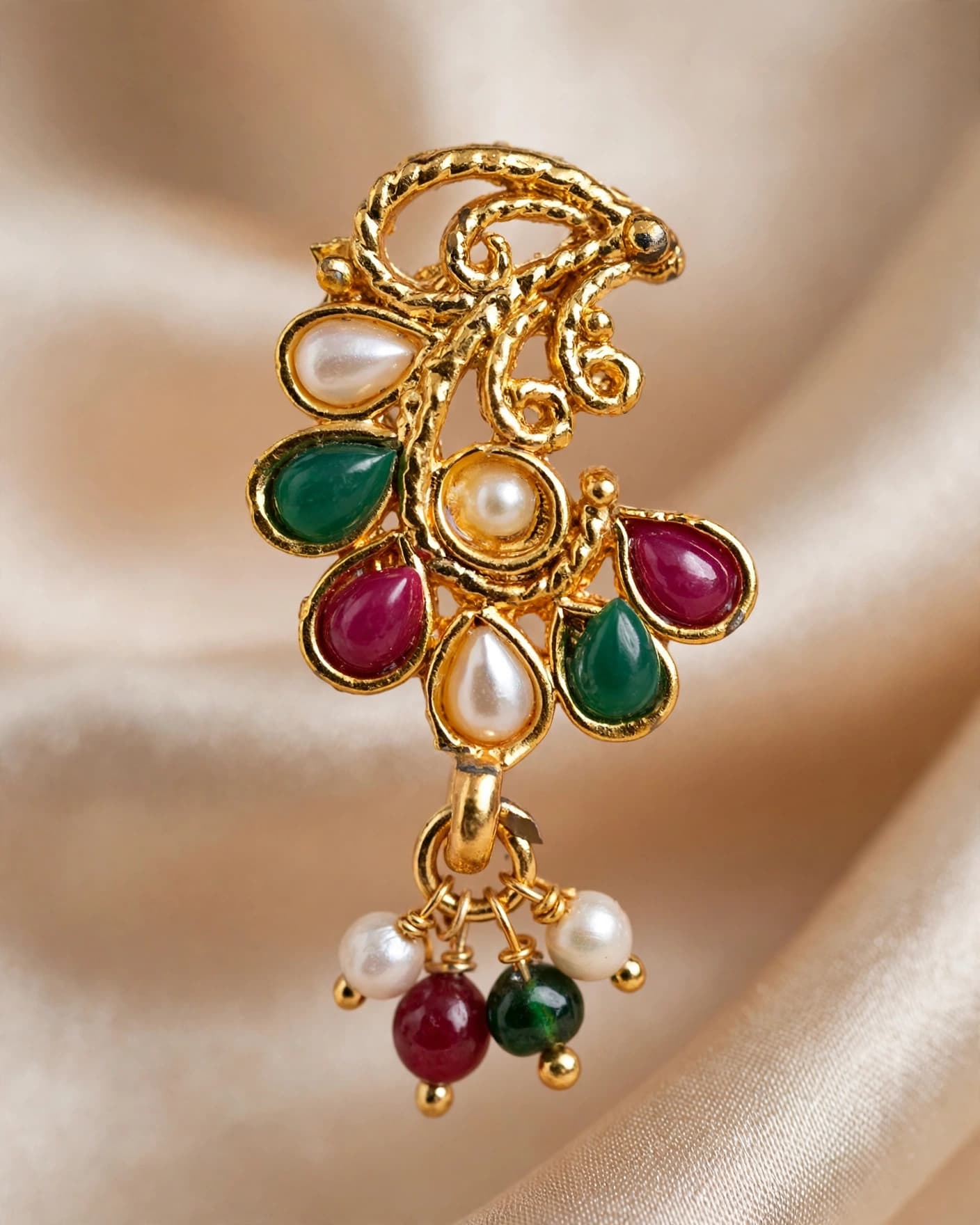 Keri Gold Paisley Earrings