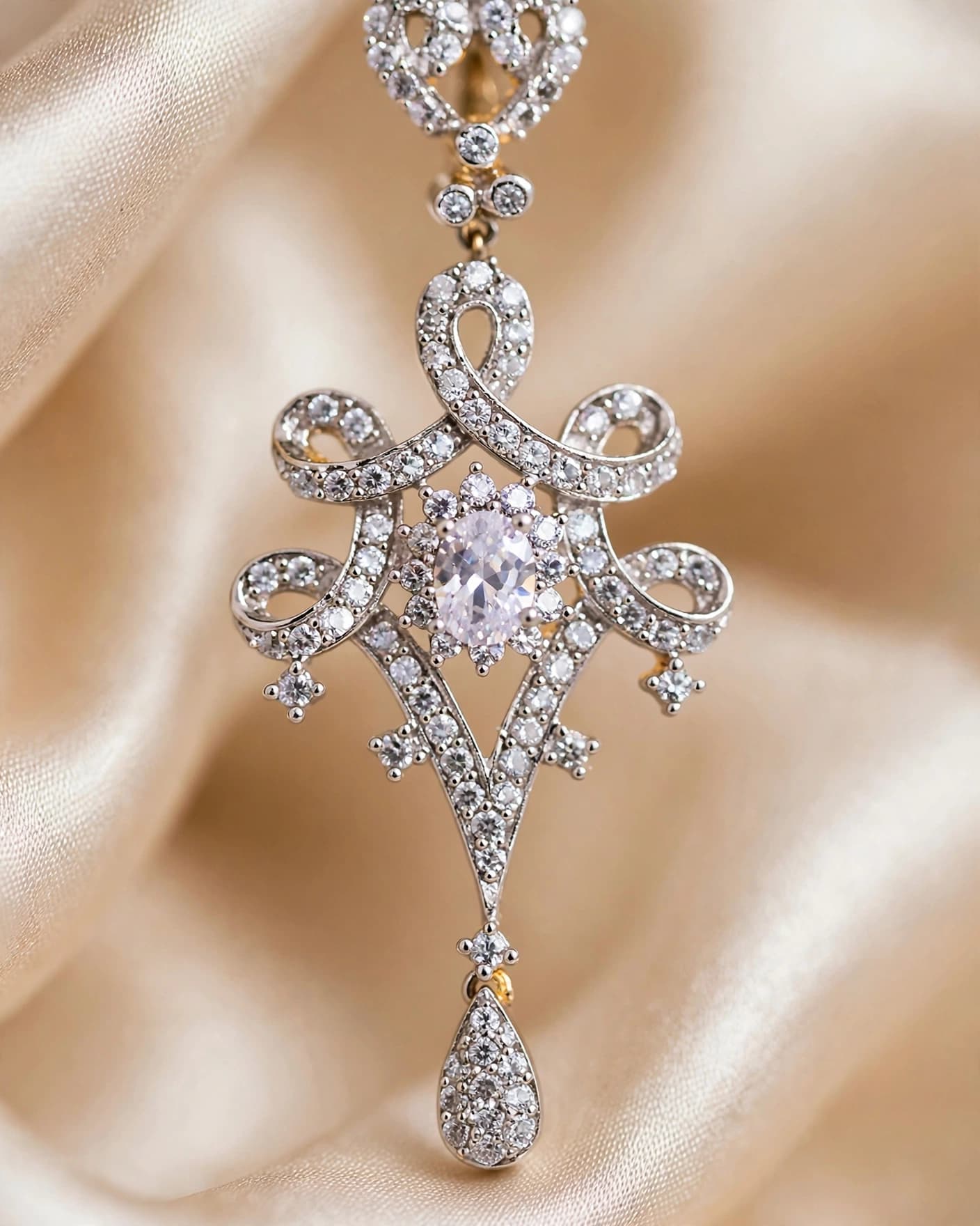 Elara CZ Chandelier Earrings
