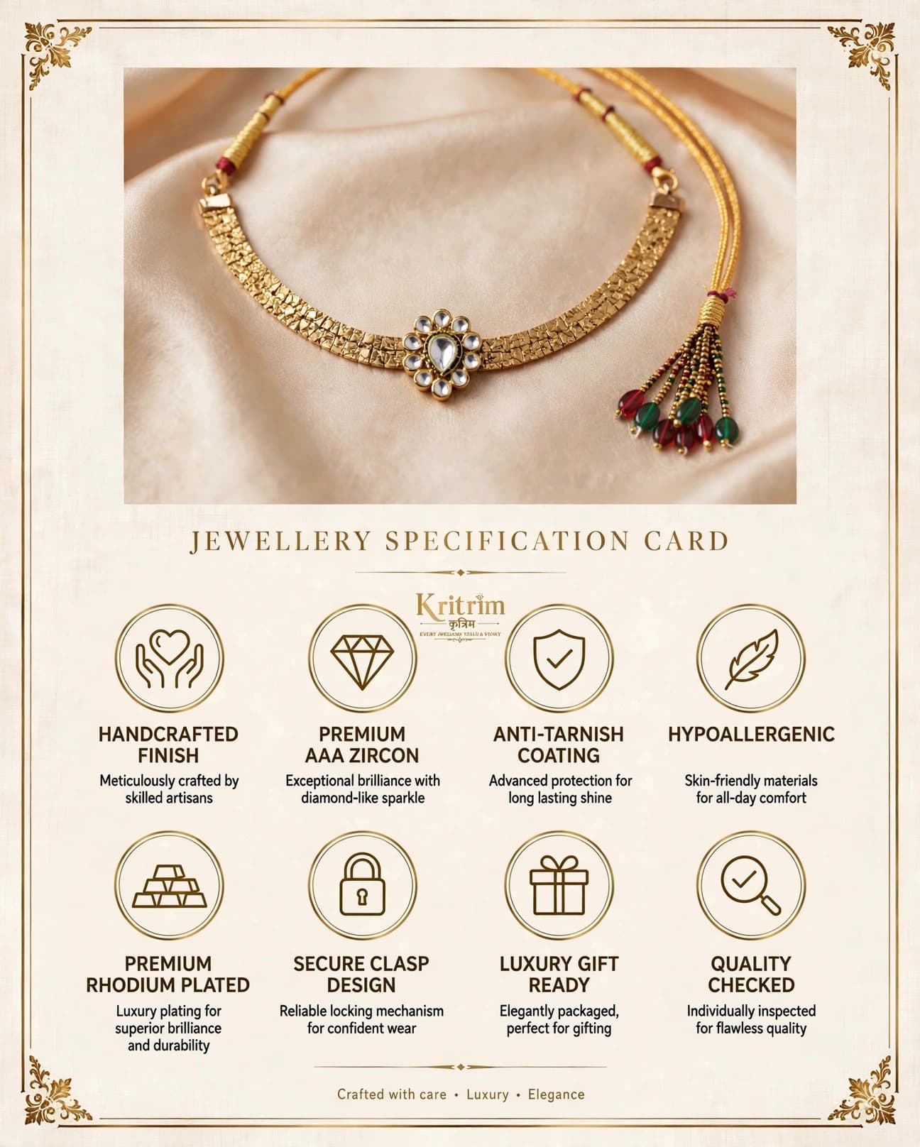 Gauri Antique Kundan Choker